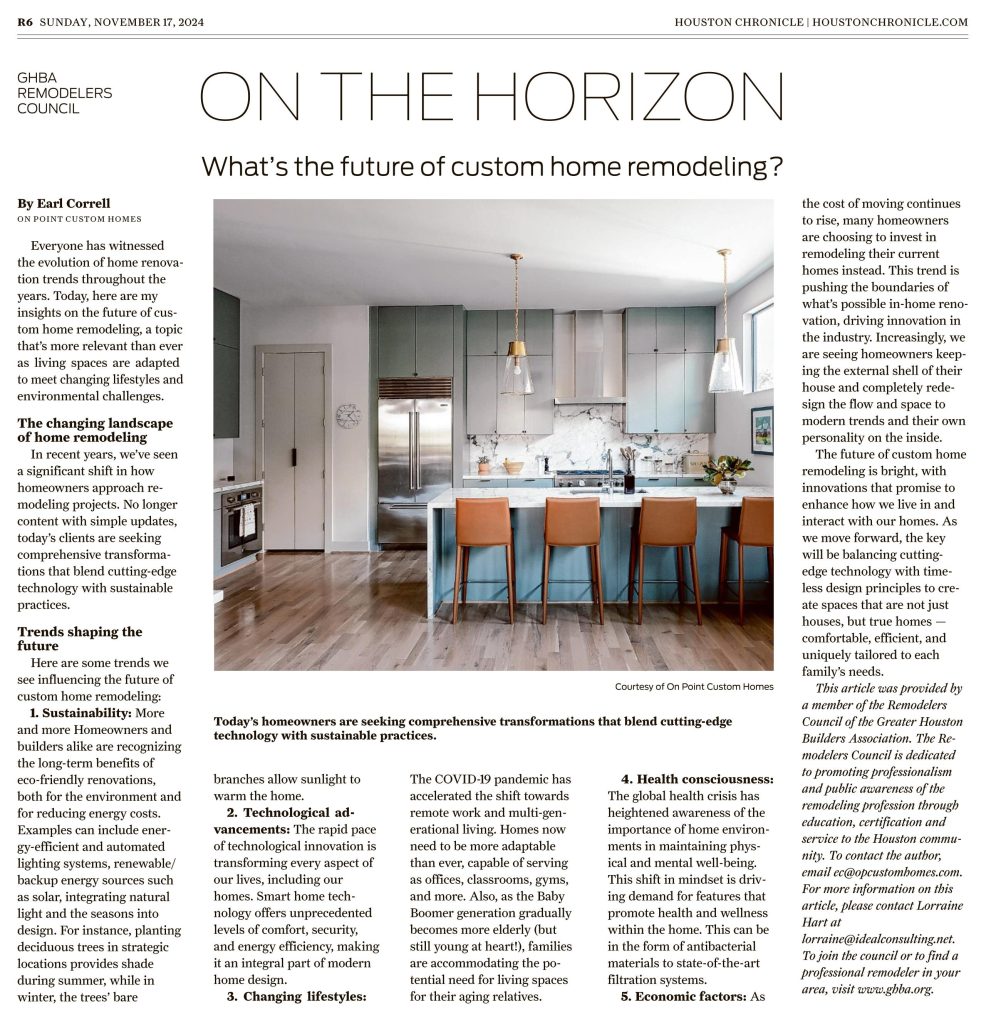 In the Press: What’s the Future of Custom Home Remodeling?