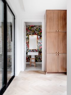 This eye-catching half bath proves that even the most intimate spaces can be personalized with bold style and thoughtful detail. We believe every square inch of your home should reflect your vision - beautifully!✨ 

#houstoncustomhomes #customhomebuilder